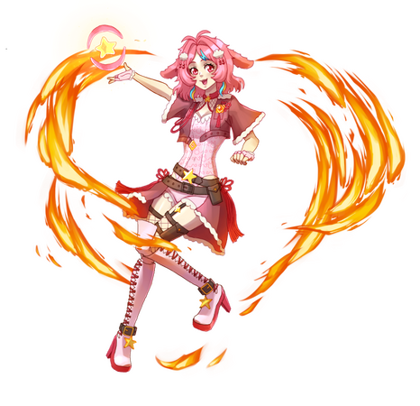 Line Art by Hoshi_PyonVT; Colouring by Anemone_EN (Twitter)